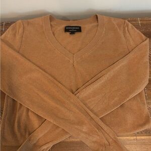 Banana Republic Camel V-Neck Pullover